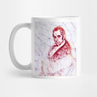 Washington Irving Portrait | Washington Irving line art Mug